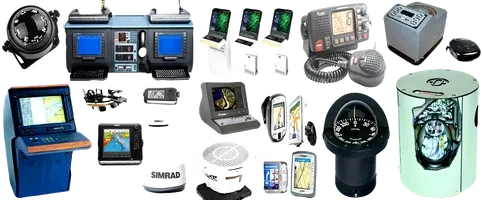 Marine electronics – navigation displays, radios and compass